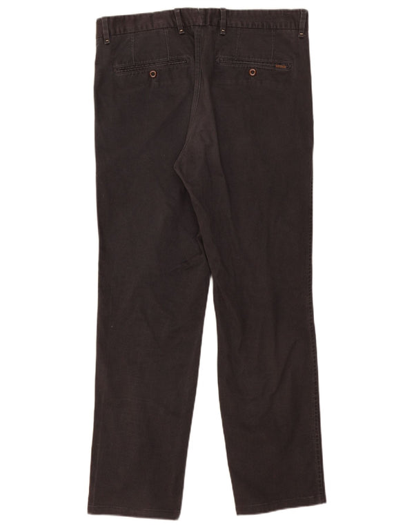 Pantaloni chino slim fit da uomo Massimo Dutti EU 42 Large W32 L29 Cotone grigio