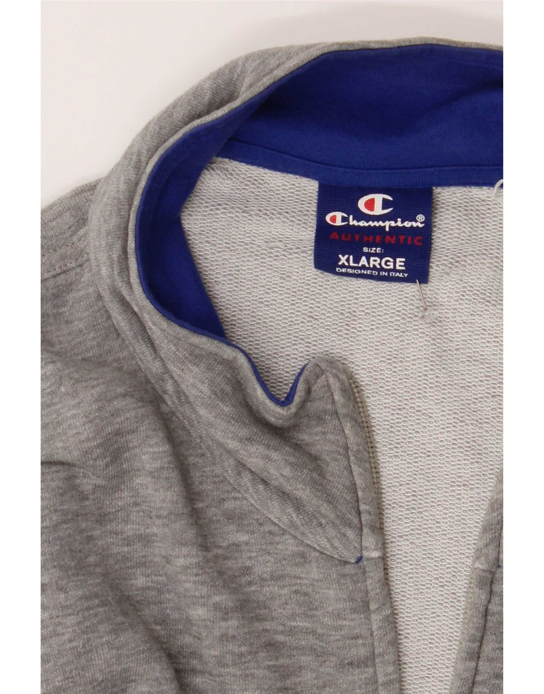 Giacca da tuta da uomo Champion XL Poliestere chiazzato grigio