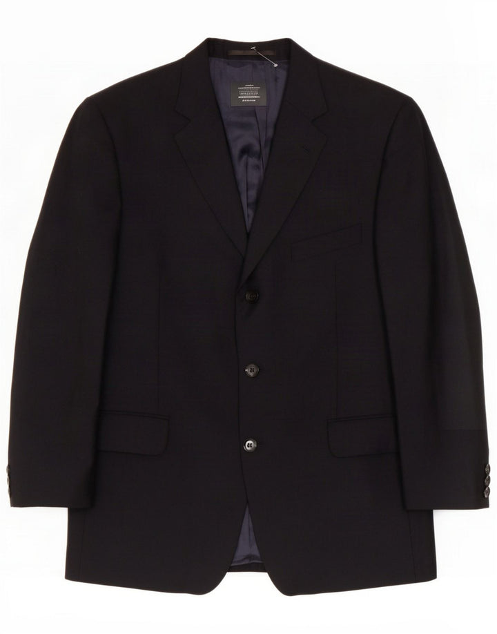 Douglas Giacca blazer da uomo a 3 bottoni UK 42 XL Blu navy Poliestere