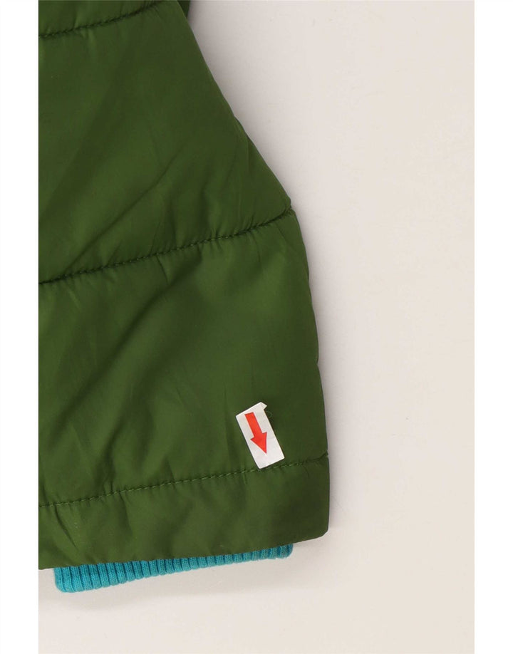 Cappotto imbottito con cappuccio per ragazze White Stuff 9-10 anni Poliestere verde