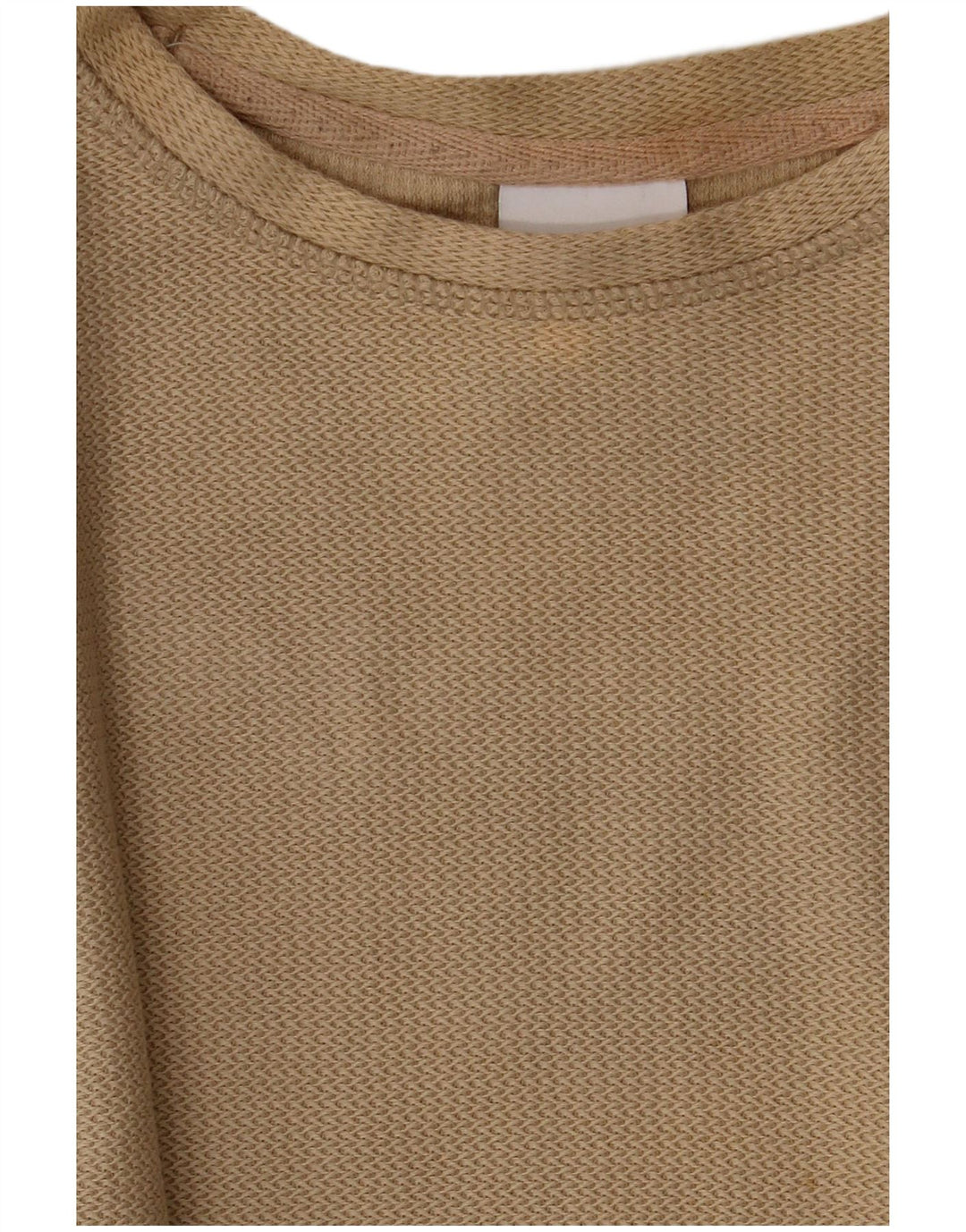 T-shirt Zara da uomo Top in cotone kaki medio