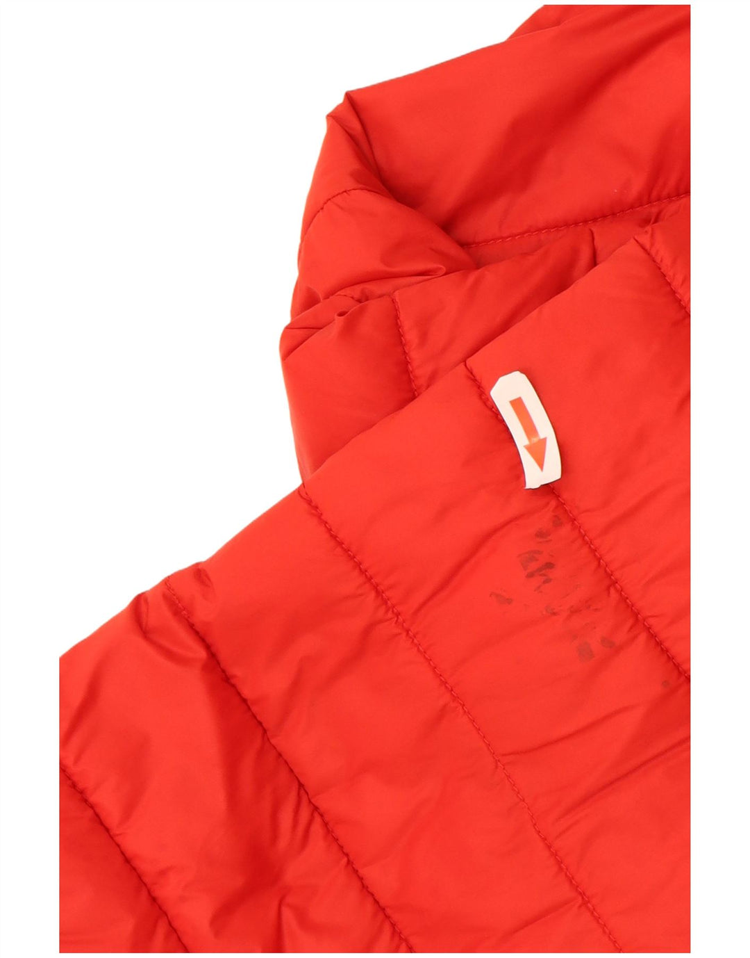 Giubbotto imbottito con cappuccio Benetton Bambino 10-11 anni Rosso Poliammide