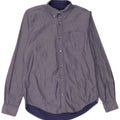 Camicia personalizzata da uomo Tommy Hilfiger piccola in cotone blu