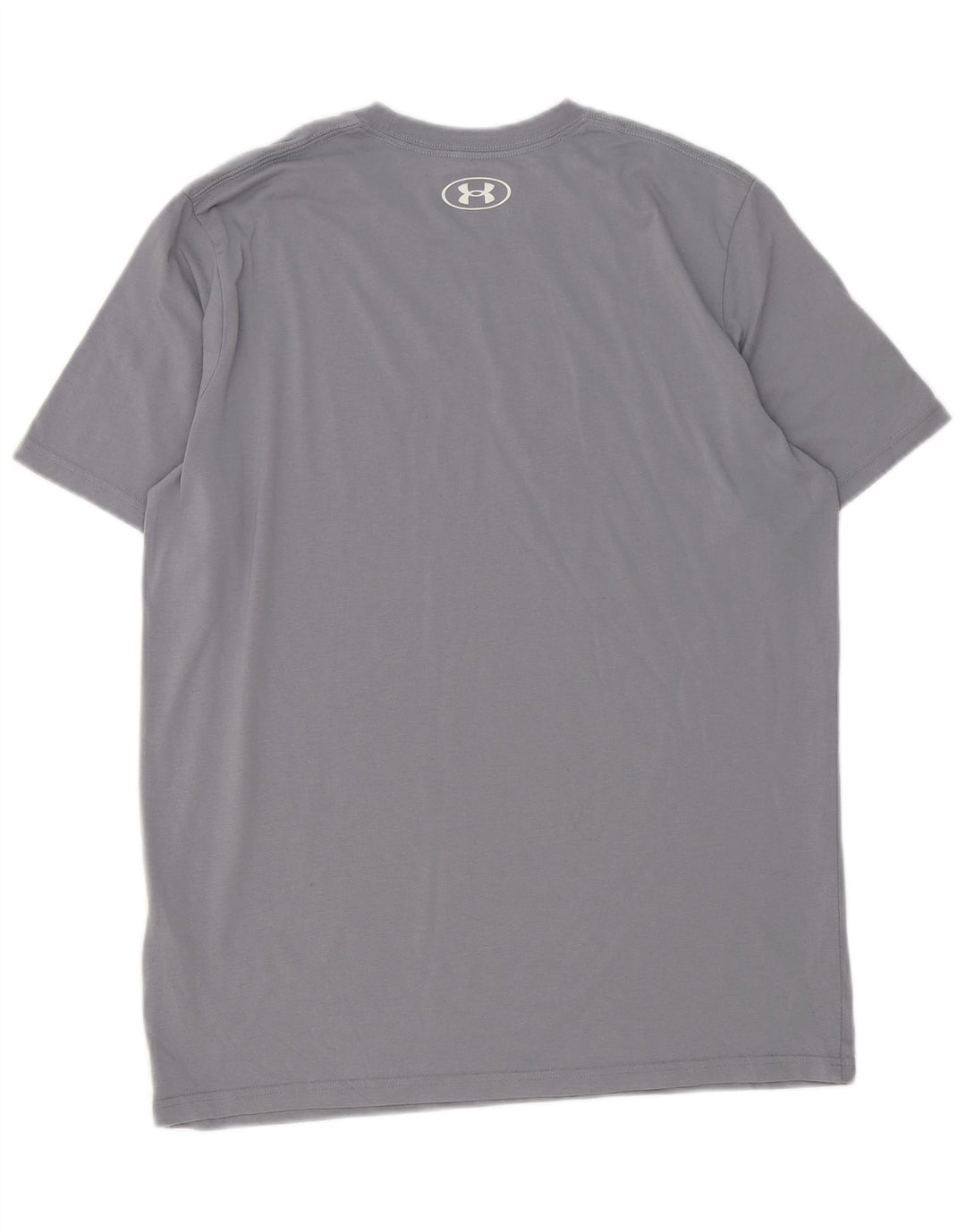 T-shirt grafica da uomo vestibilità ampia Under Armour in cotone grigio medio