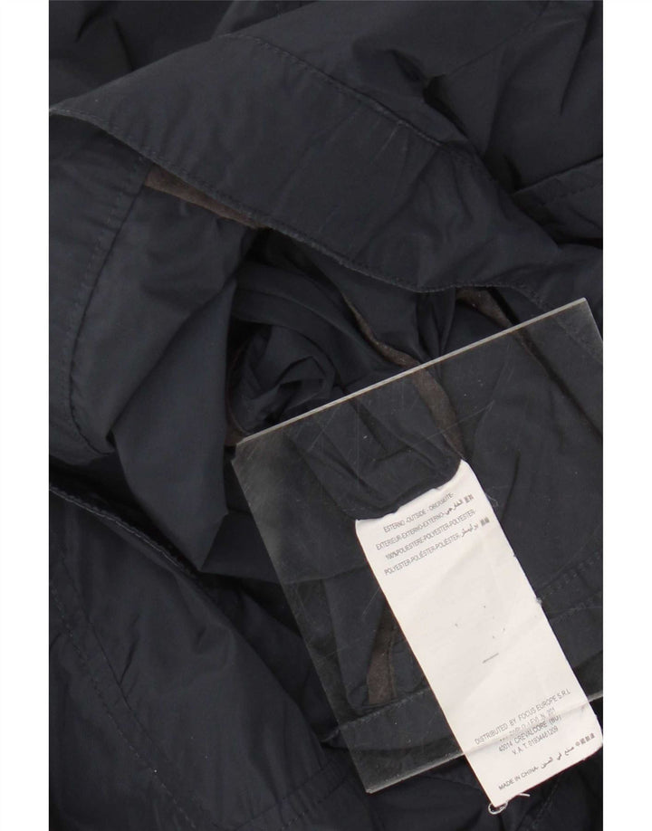 Guess Giacca da donna con cappuccio Utility UK 14 Medium Blu Navy Poliestere