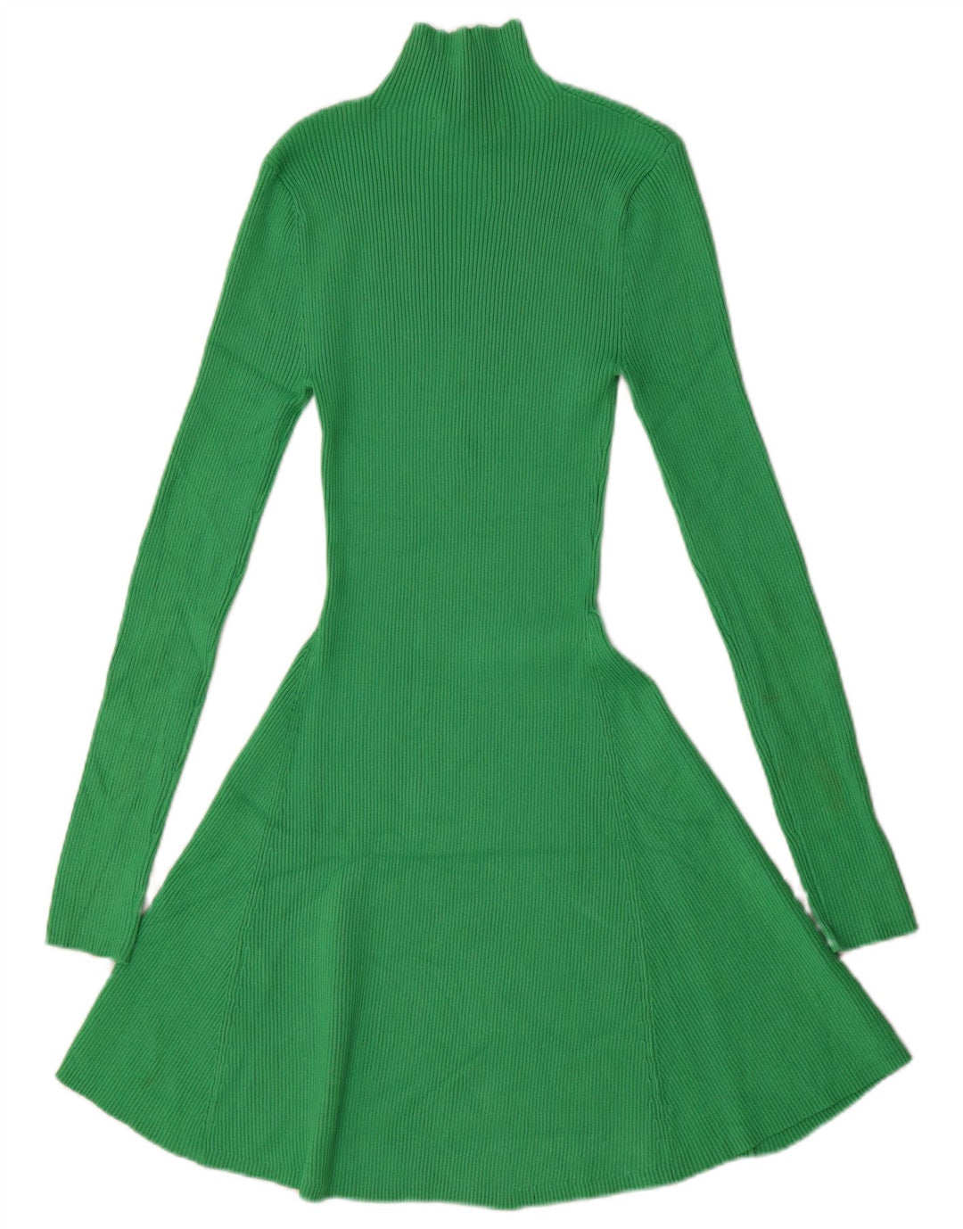 Abito maglione Zara da donna UK 8 Small verde viscosa
