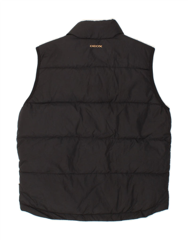 GEOX Boys Respira Padded Gilet 7-8 Years Black Vintage Geox and Second-Hand Geox from Messina Hembry 