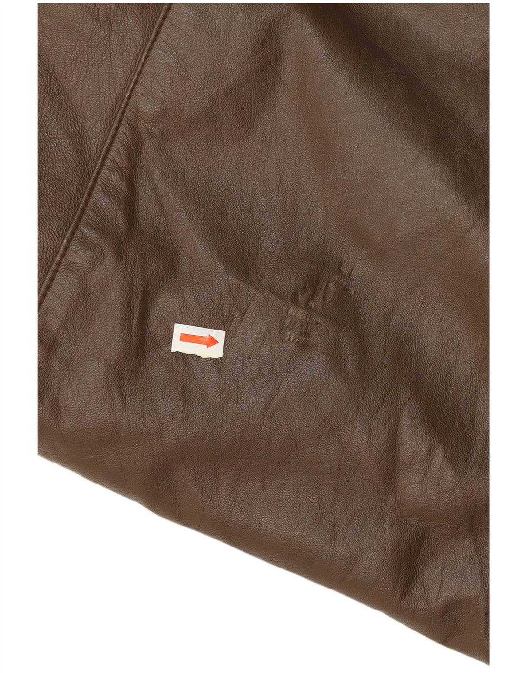 Cappotto in pelle da uomo VINTAGE UK 38 Marrone medio