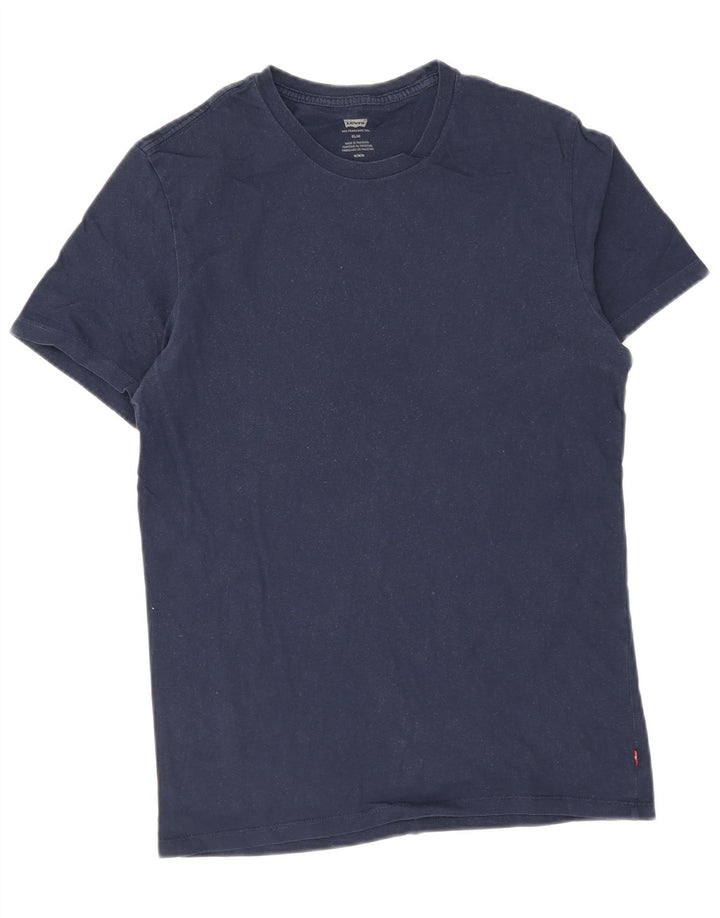 T-shirt slim fit da uomo Levi's Top blu navy medio