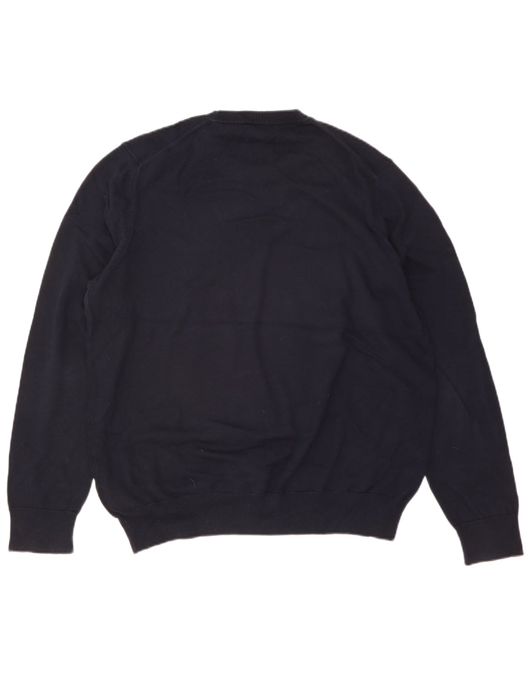 Maglione maglione girocollo da uomo Marks & Spencer XL cotone blu navy