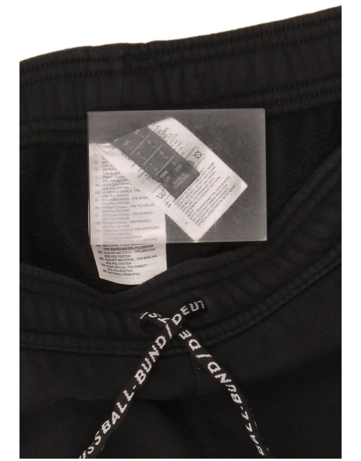 Pantaloni da tuta da uomo Adidas Large in cotone nero