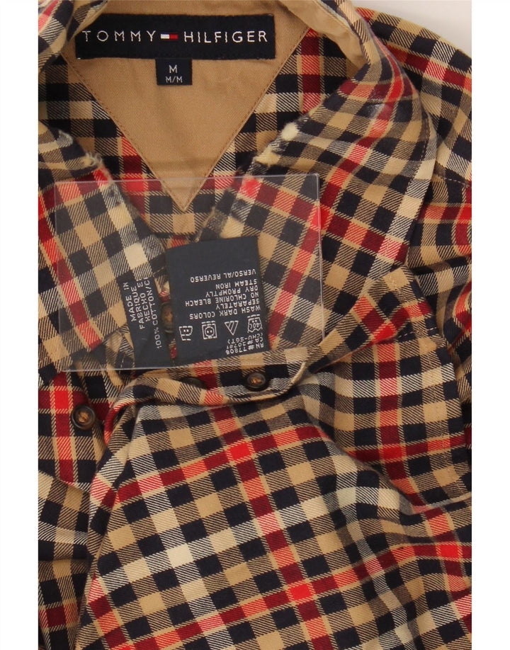 TOMMY HILFIGER Mens Shirt Medium Multicoloured Check Cotton Vintage Tommy Hilfiger and Second-Hand Tommy Hilfiger from Messina Hembry 