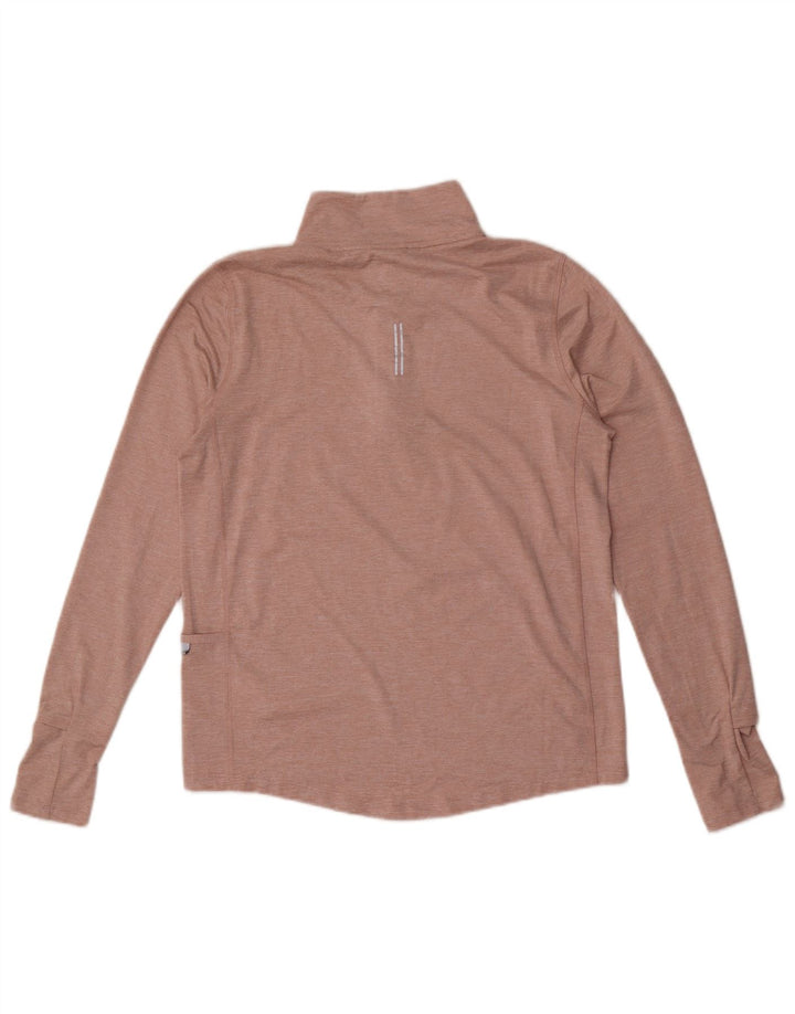 Top della tuta pullover da donna Nike Dri Fit UK 10 Small Pink Flecked