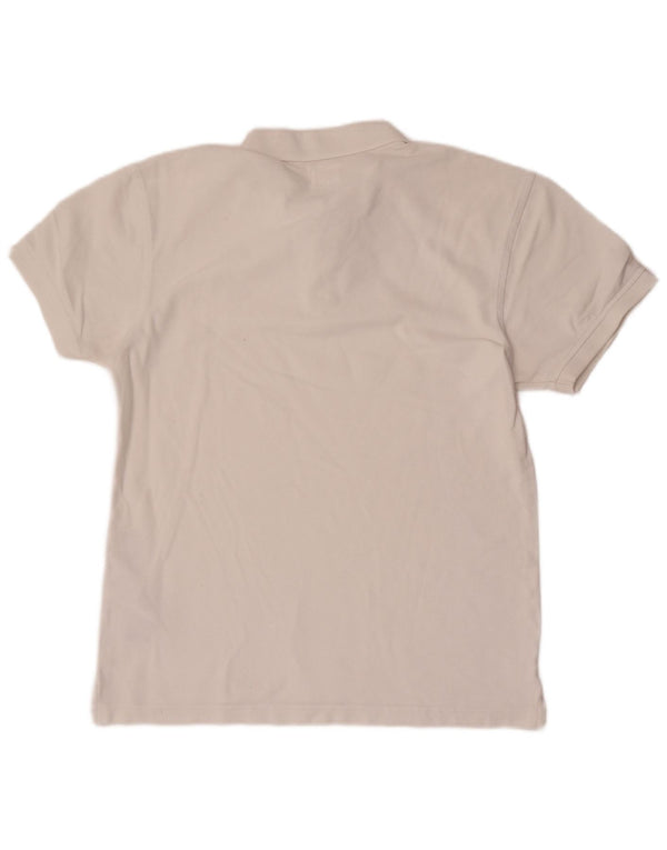 Polo Levi's da uomo in cotone bianco medio