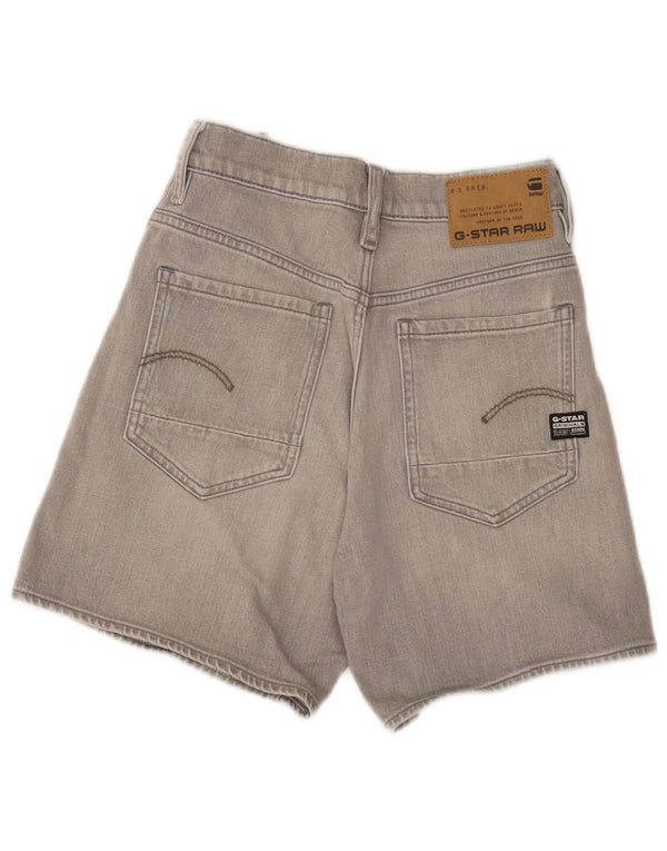 Pantaloncini di jeans da donna G-Star W28 cotone grigio medio