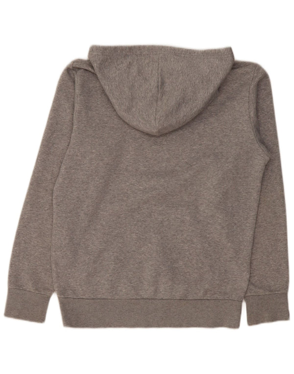 Maglione con cappuccio grafico da uomo ADIDAS piccolo in cotone grigio