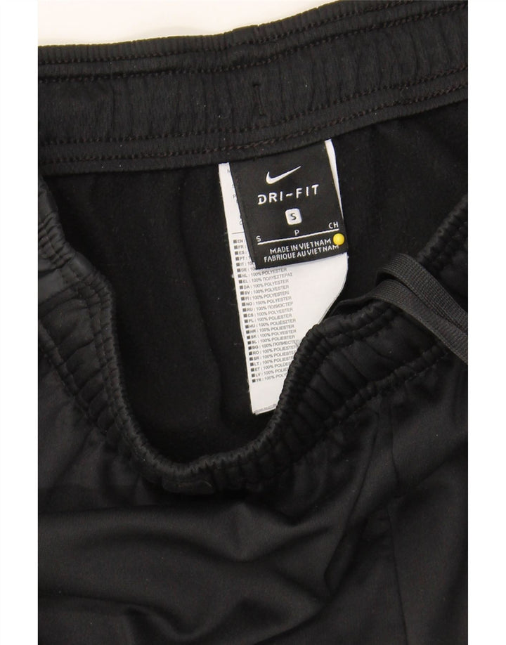 NIKE Womens Dri Fit Tracksuit Trousers UK 8 Small  Black Polyester Vintage Nike and Second-Hand Nike from Messina Hembry 