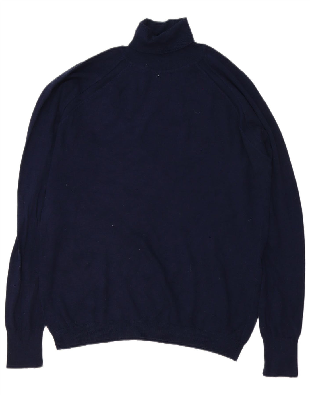 Maglione Zara da uomo con collo alto e maglione grande in viscosa blu navy