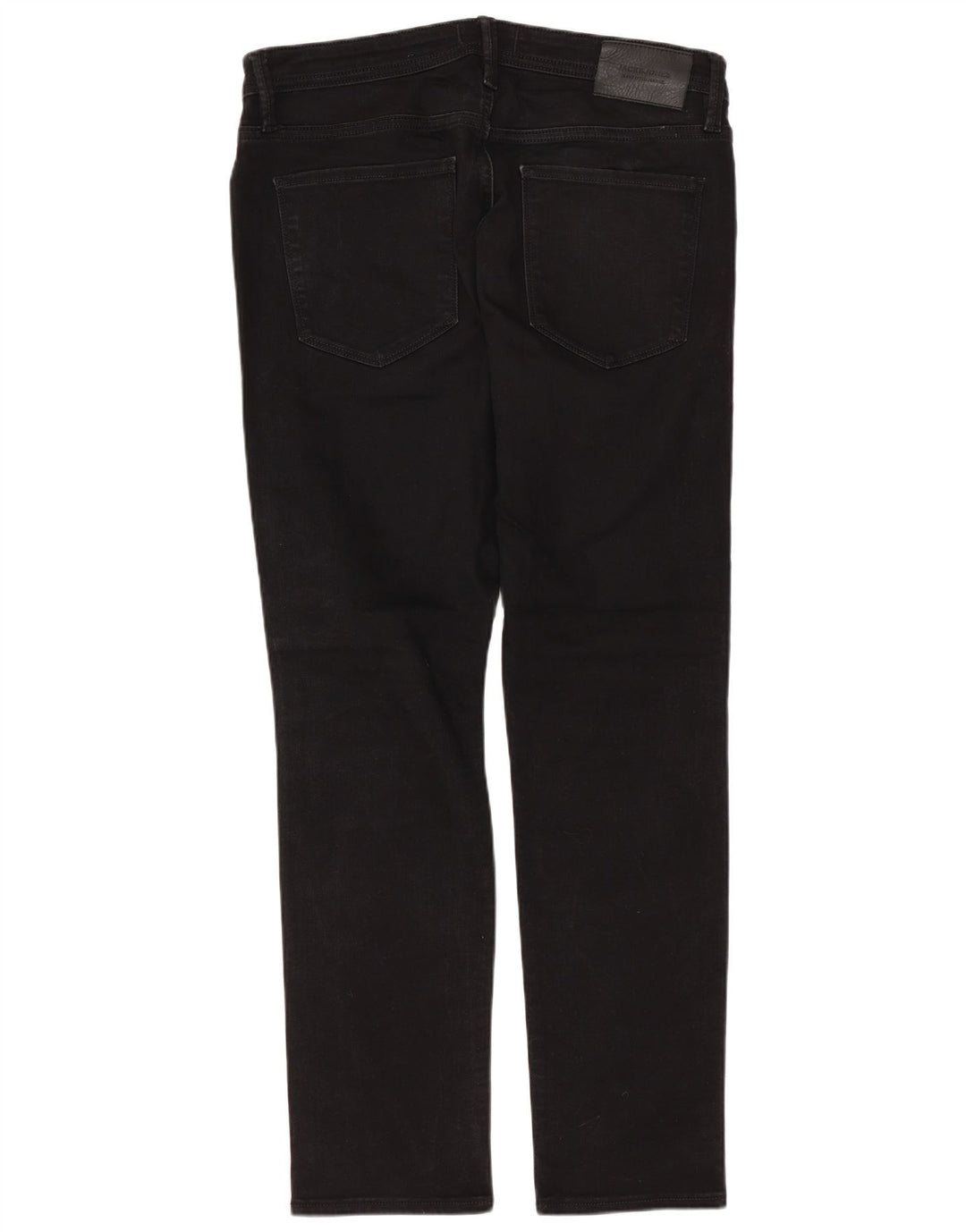 JACK & JONES Jeans slim da uomo GLENN W32 L30 cotone nero