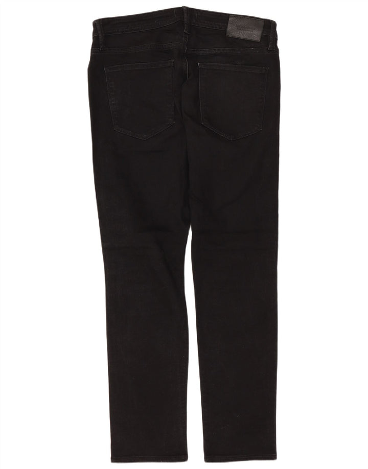 JACK & JONES Jeans slim da uomo GLENN W32 L30 cotone nero