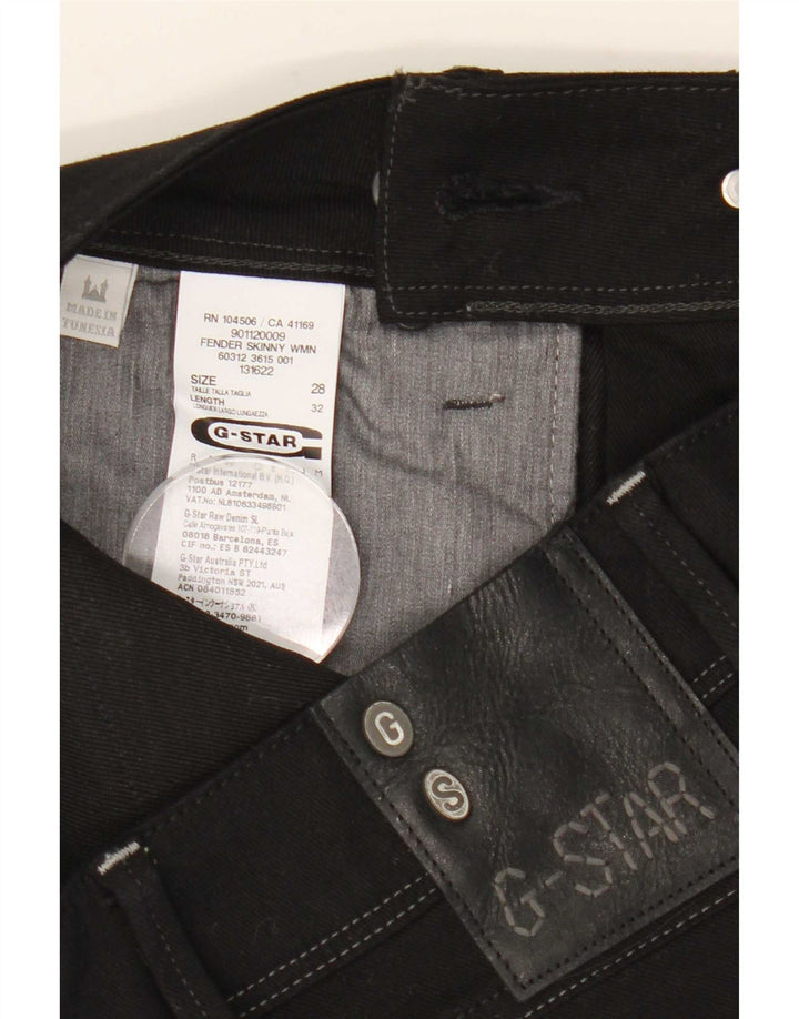 Jeans skinny G-Star da donna 3301 W28 L29 poliestere nero