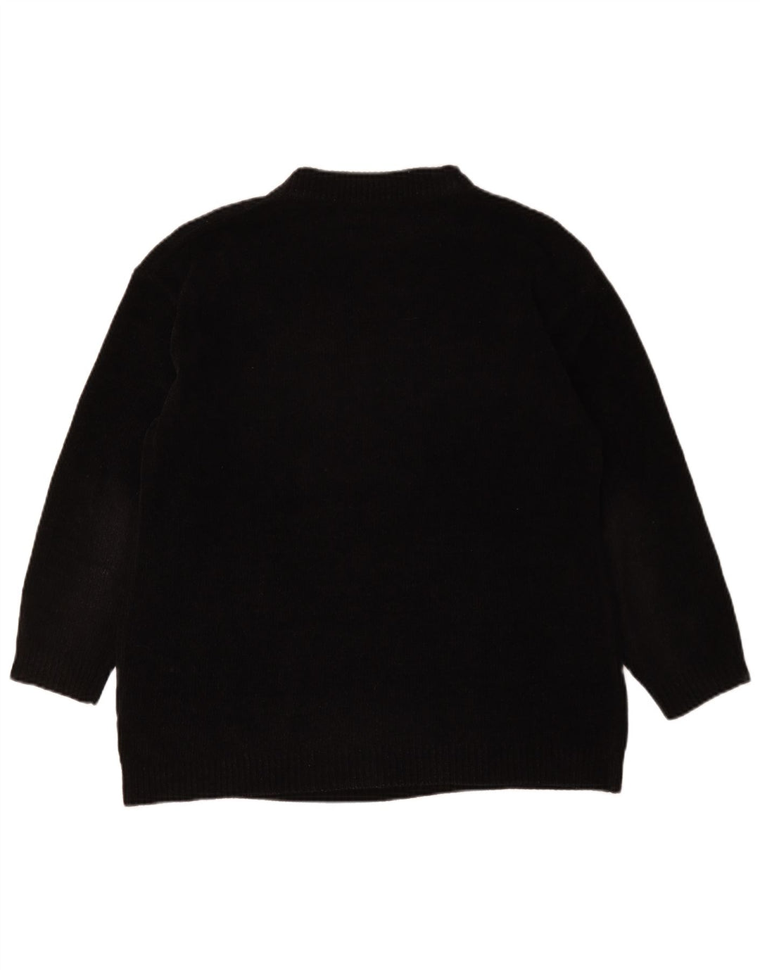 Maglione maglione oversize da donna con collo dolcevita Canda UK 14/16 Medio Nero