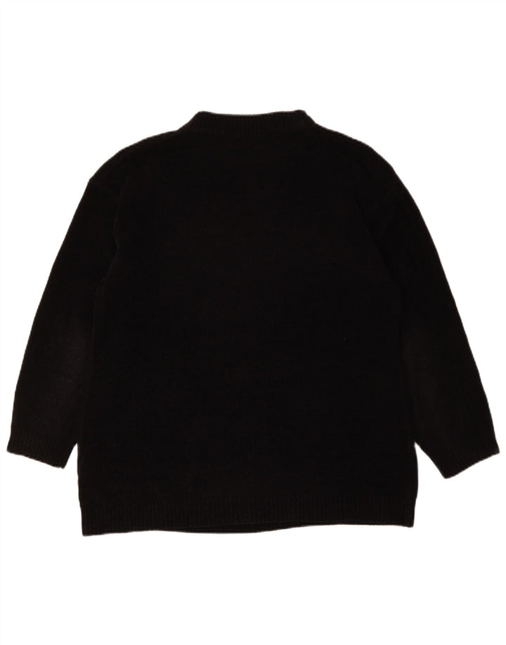 Maglione maglione oversize da donna con collo dolcevita Canda UK 14/16 Medio Nero
