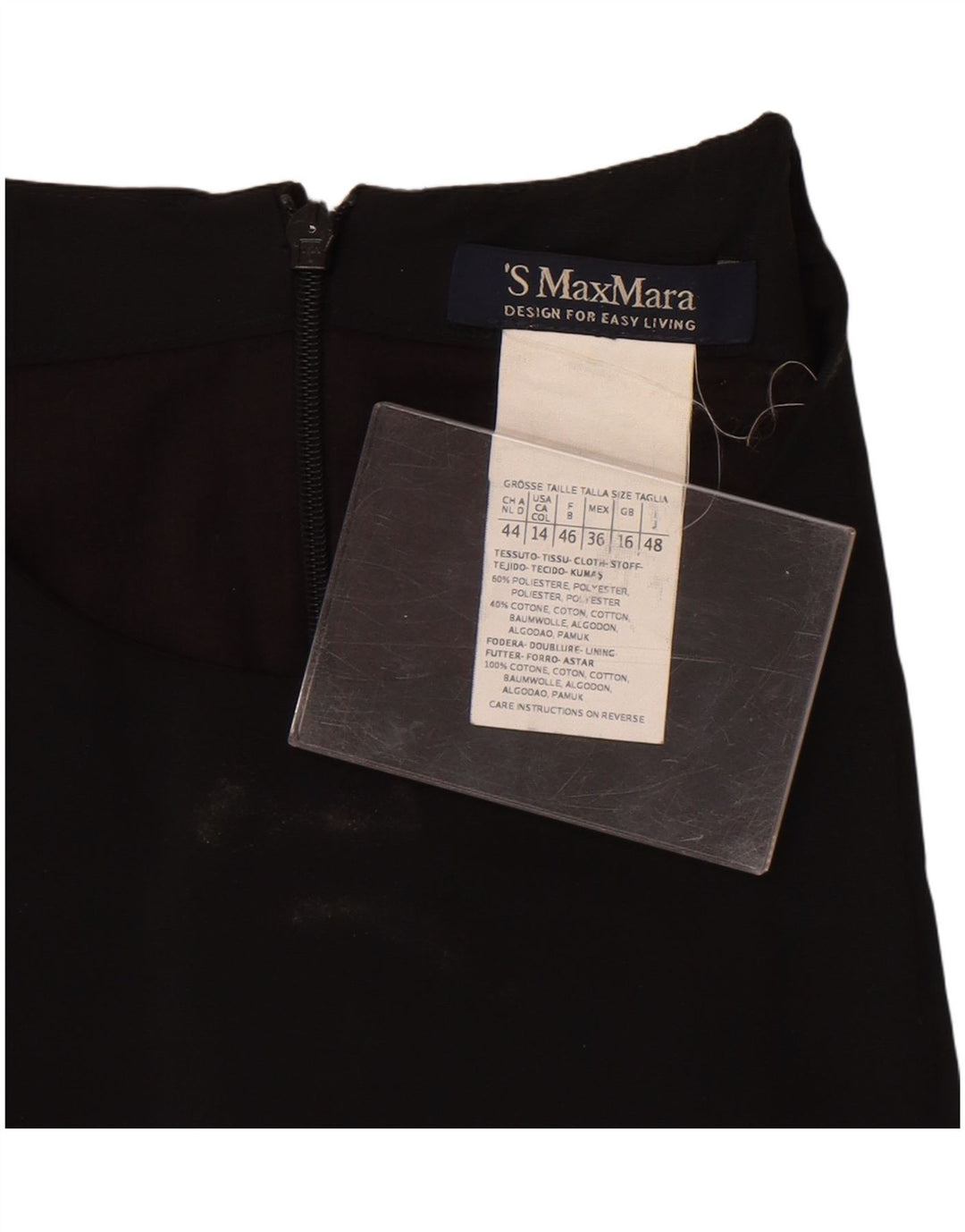 Abito a trapezio senza maniche da donna Max Mara UK 16 Large White Colourblock