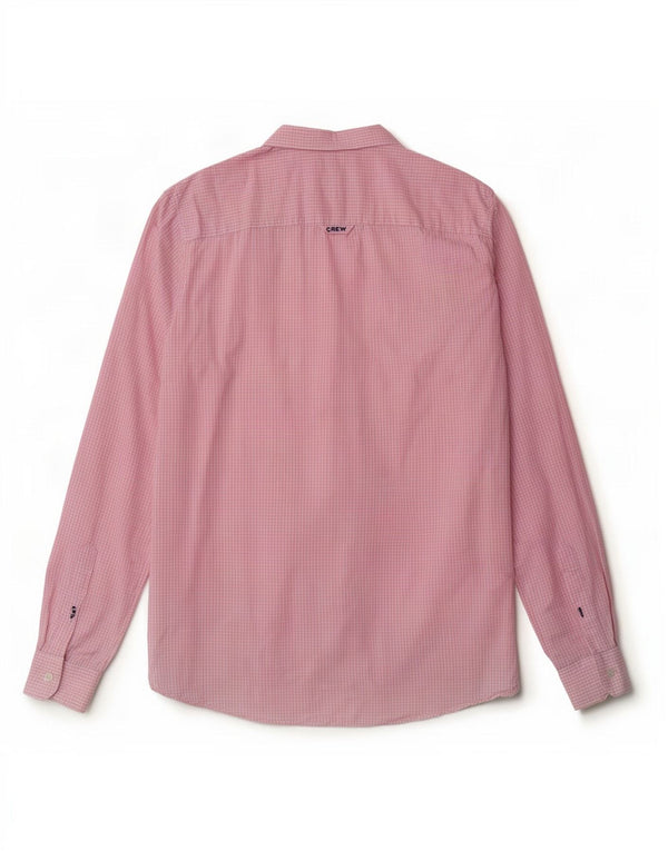 Crew Clothing Mens Classic Fit Shirt Medium Pink Gingham Cotton