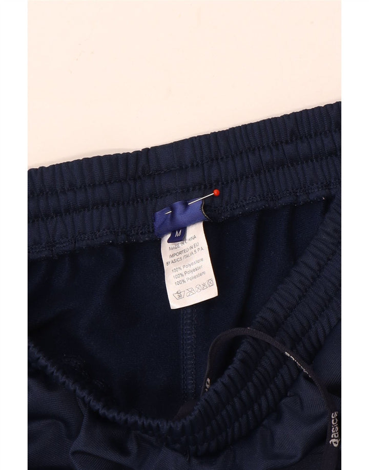 Pantaloni da tuta grafica Asics da uomo di colore blu navy medio