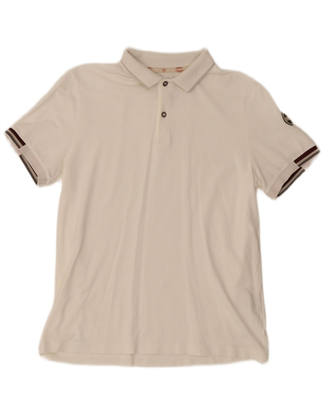 Polo Colmar da uomo di colore bianco medio