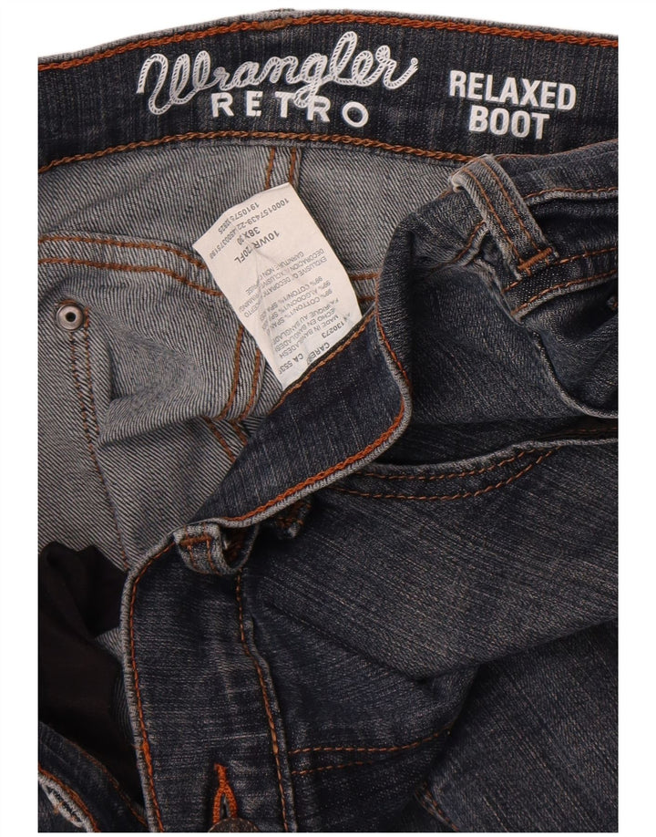 Jeans Wrangler da uomo retrò dalla vestibilità comoda W38 L37 in cotone blu