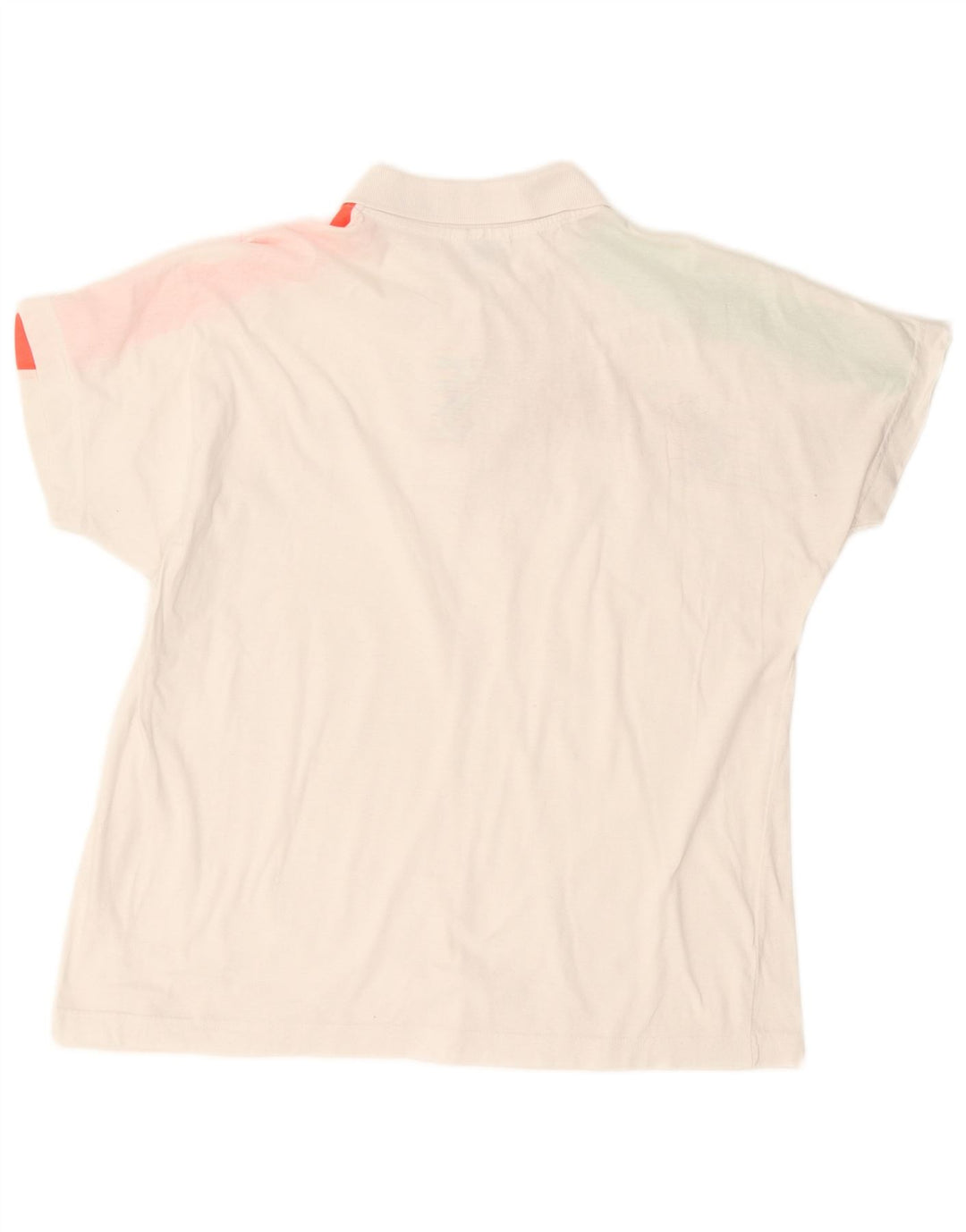 Polo grafica da uomo Sergio Tacchini grande in cotone color block bianco