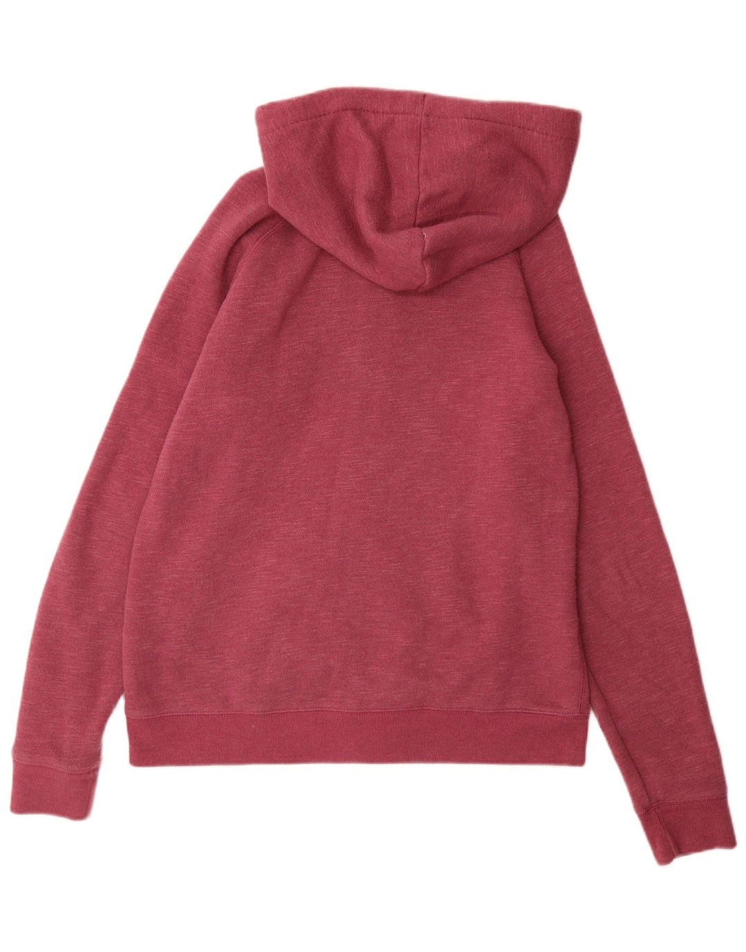 JACK WILLS Maglione con cappuccio e zip da donna UK 16 Grande bordeaux screziato