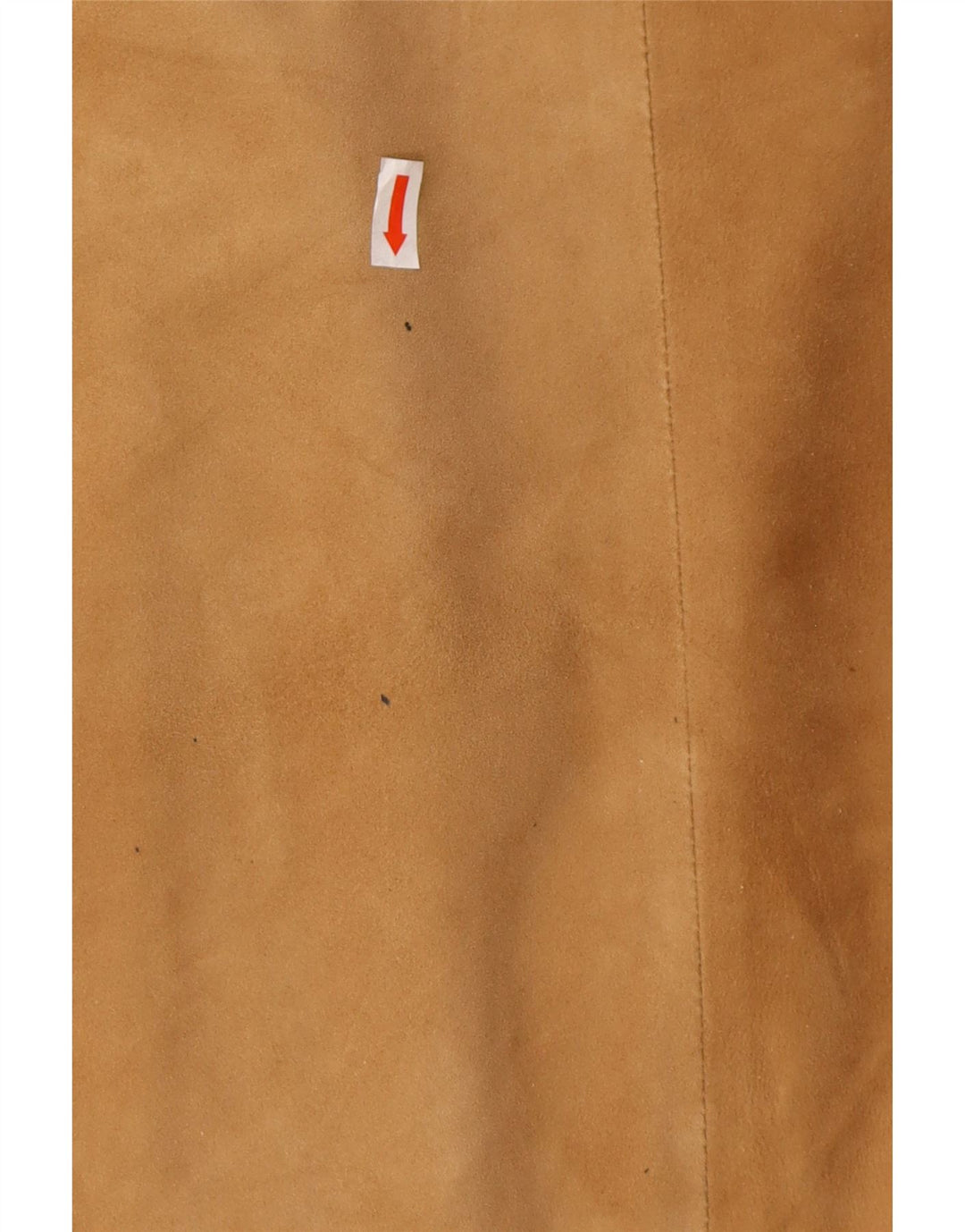 Giacca in pelle scamosciata dal taglio ampio da donna VINTAGE UK 18 XL in pelle marrone