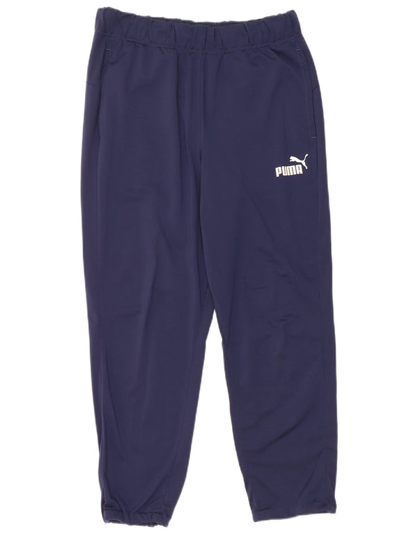 Pantaloni da tuta da donna Puma Crop Joggers UK 14 Medium Blu Navy