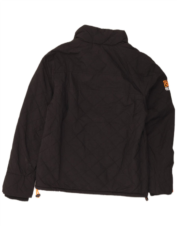 Giacca a vento da donna Superdry The Windcheater UK 16 grande nera