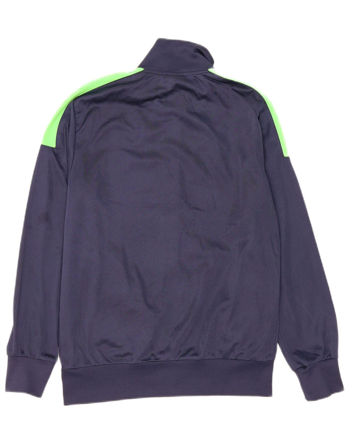 Giacca da tuta da ragazzo Lotto 15-16 anni in poliestere color block blu navy