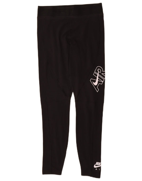 Leggings grafici da donna Nike UK 12 cotone medio nero