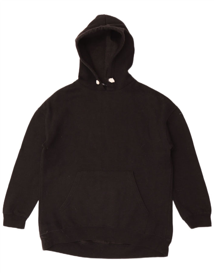 Maglione con cappuccio e vestibilità ampia da uomo Zara piccolo in poliestere nero