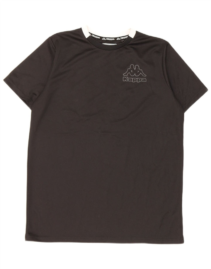 Maglietta Kappa Bambino 14-15 Anni Poliestere Colourblock Nero