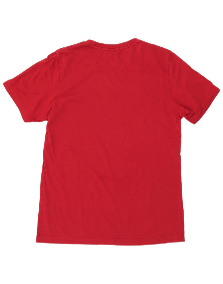 T-shirt grafica da uomo ADIDAS Top rosso medio in cotone