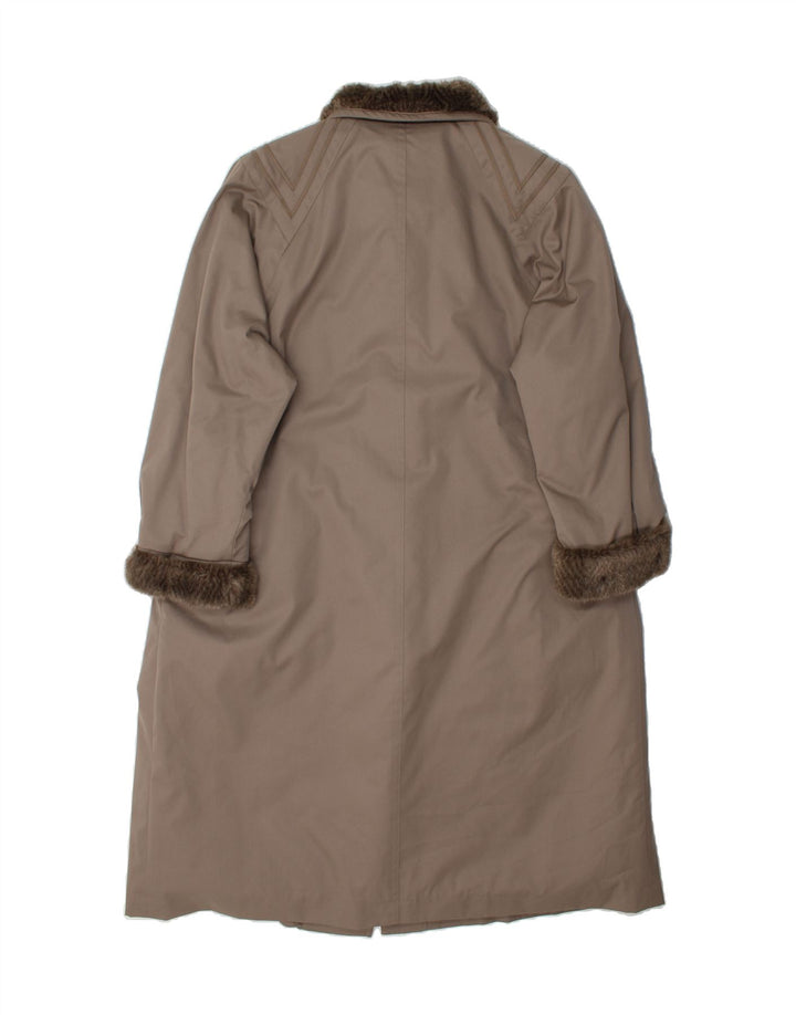 JOLIPEL Womens Sherpa Overcoat EU 48 2XL Brown Polyester Vintage Jolipel and Second-Hand Jolipel from Messina Hembry 