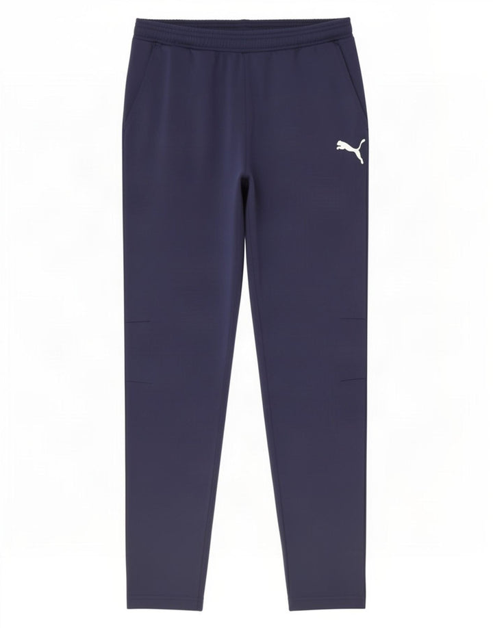 Pantaloni da tuta da uomo Puma Large in poliestere blu navy
