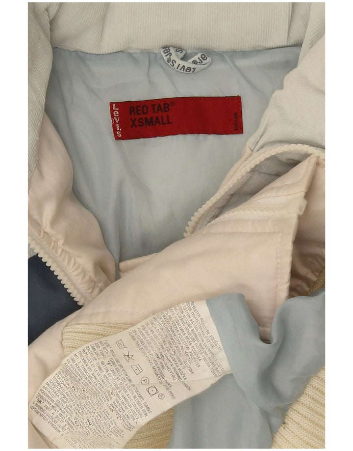 Giacca imbottita da donna Levi's UK 6 XS Poliestere color block bianco