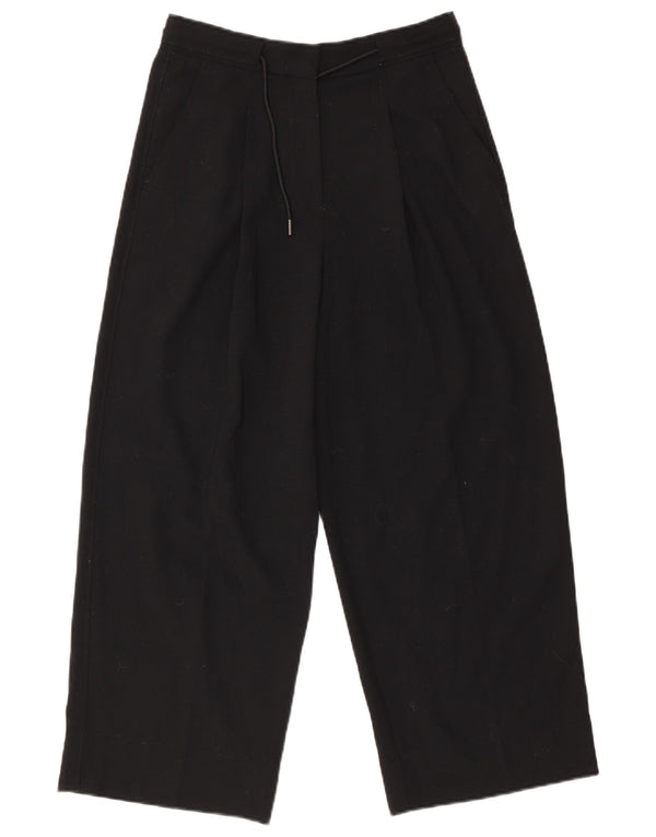 Pantaloni corti con pegged da donna Marks & Spencer UK 10 piccoli W28 L25 neri
