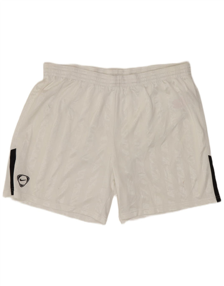 Pantaloncini sportivi Nike da uomo XL in poliestere a righe bianche