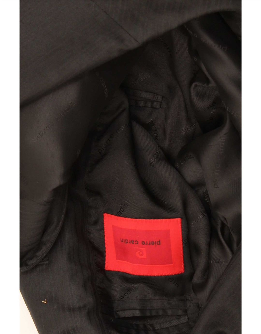 Giacca blazer da uomo a 2 bottoni Pierre Cardin UK 38 media nera classica