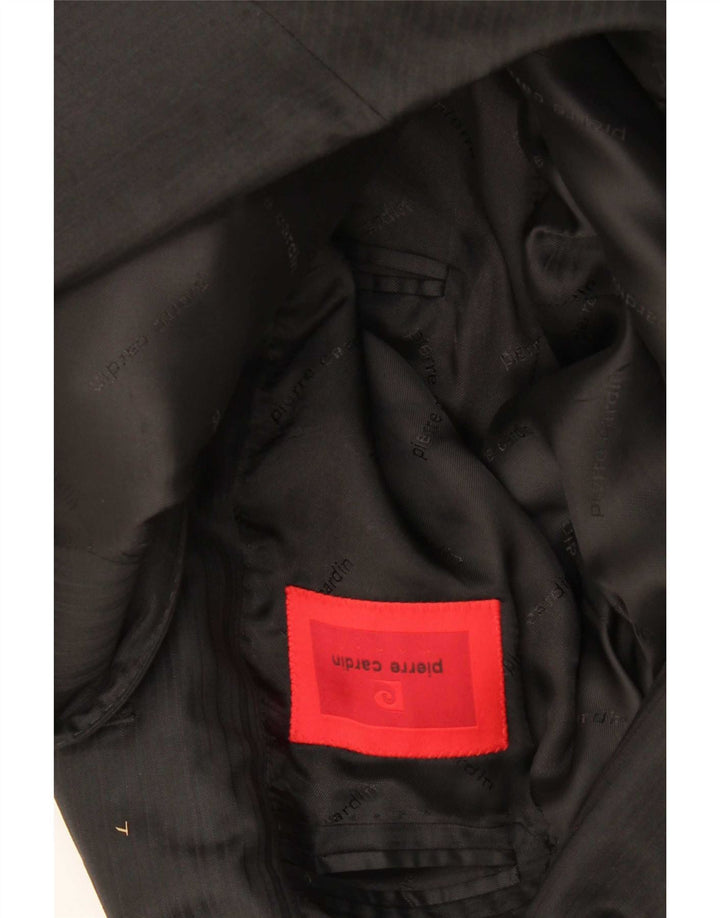 Giacca blazer da uomo a 2 bottoni Pierre Cardin UK 38 media nera classica