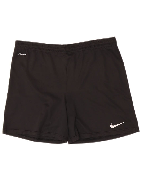 Pantaloncini sportivi Nike da ragazzo Dri Fit 13-14 anni XL poliestere nero